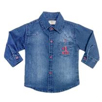 Camisa Look Jeans Clássica Jeans - BLUE - P Camisa Look Jeans Clássica Jeans - BLUE - P