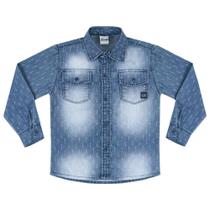 Camisa Look Jeans Manga Longa Jeans - UNICA - 03 Camisa Look Jeans Manga Longa Jeans - UNICA - 03