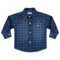 Camisa Look Jeans Manga Longa Jeans - UNICA - G Camisa Look Jeans Manga Longa Jeans - UNICA - G