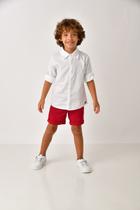 Camisa Luiz Fernando Kids - Branco - Mini Lord