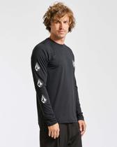Camisa lycra volcom manga longa deadly stones