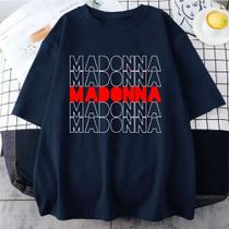 Camisa Madonna Turnê Cantora Camiseta Unissex Algodão