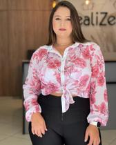 camisa maitê floral