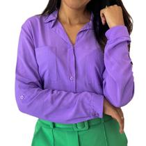 Camisa Maitê Lilás