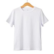 Camisa Malha para Personalizar - Juvenil MED Gola U Branca Cricut - 1 und