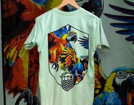 Camisa Malhão estampada Verde Tamanho M