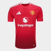 Camisa Manchester United Home 24/25 s/n Torcedor Adidas Masculina