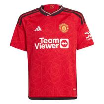 Camisa Manchester United Juvenil Home 23/24 s/n Torcedor Adidas Masculina