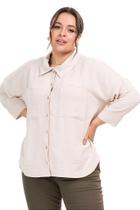 Camisa Manga 7/8 Air Flow Pesado Secret Glam para Mulheres Camisa Manga 7/8 Air Flow Pesado Secret Glam para Mulheres