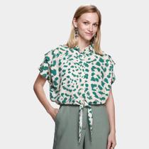 Camisa Manga Curta All is Love Nó Onça Pincelada Feminina Camisa Manga Curta All is Love Nó Onça Pincelada Feminina