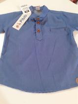 Camisa manga curta Baby fechada
