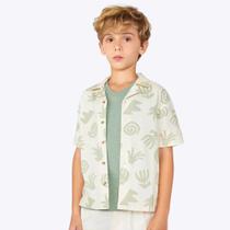 Camisa Manga Curta Estampada Infantil Menino Hering Kids LAM31ASI