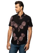 Camisa Manga Curta Hawaiian Pinneapple Guess