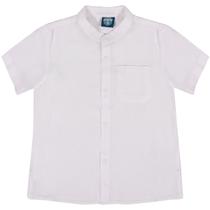 Camisa Manga Curta Infantil Basico Branco - Yeapp