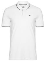 Camisa manga curta masculina branca Tamanho G