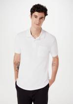 Camisa manga curta masculina branca Tamanho P
