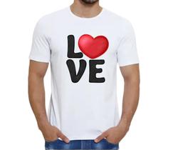Camisa Manga Curta Masculina Com Frase Branca Tam G