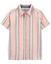 CAMISA MANGA CURTA OSHKOSH KIDS - LINHO LISTRAS - MENINO - Confortável e Estilosa CAMISA MANGA CURTA OSHKOSH KIDS - LINHO LISTRAS - MENINO - Confortável e Estilosa