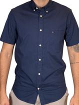 Camisa manga curta regular fit tommy hilfiger abmw0mw15648