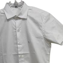 Camisa Manga Curta Slim fit Black Cia Branca