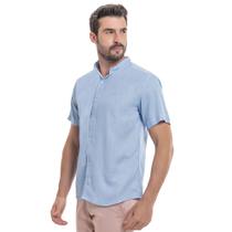 Camisa Manga Curta Slim Fit Gola Padre - Remo Fenut