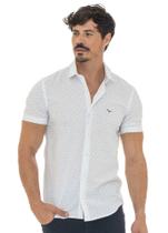 Camisa Manga Curta Verano Premium Slim Yacht Master - Branco