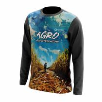 Camisa Manga Longa Agro Gigante do Milho Proteção Uv Respirável Zíper Agro Boi Soja Colheitadeira Camisa Manga Longa Agro Gigante do Milho Proteção Uv Respirável Zíper Agro Boi Soja Colheitadeira