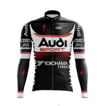 Camisa Manga Longa Audi Ciclismo Mtb Dry Fit Bicicleta