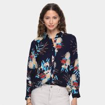 Camisa Manga Longa Ayaka Floral Feminina