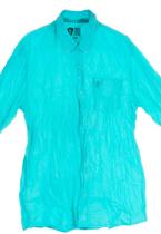 Camisa Manga Longa Básica Azul Mini Us