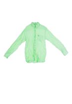 Camisa Manga Longa Básica Verde Mini Us