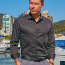 Camisa Manga Longa Baumgarten Algodão Egipicio Social