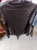 Camisa manga longa brilhante Camisa manga longa brilhante
