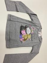 Camisa manga longa cinza Camisa manga longa cinza