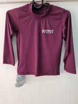 Camisa manga longa Com proteção Uv infantil básica cores sólidas Mareias FPU 50+