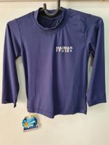 Camisa manga longa Com proteção Uv infantil básica cores sólidas Mareias FPU 50+ Camisa manga longa Com proteção Uv infantil básica cores sólidas Mareias FPU 50+