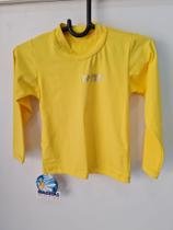 Camisa manga longa Com proteção Uv infantil básica cores vibrantes Mareias FPU 50+