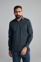 Camisa Manga Longa Comfort - Azul Marinho