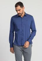 Camisa Manga Longa Docthos Acetinado Com Elastano