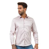 Camisa Manga Longa Docthos Acetinato Liso Fio 60 F 8504