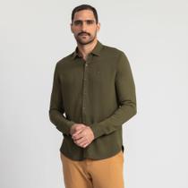 Camisa Manga Longa Docthos Relaxed Fit Linho Twill