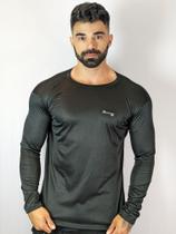 Camisa manga longa dry fit uv 50+ unissex treinos, esportes