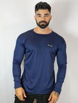 Camisa manga longa dry fit uv 50+ unissex treinos, esportes