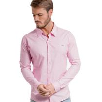 Camisa Manga Longa Essencial Slim Masculina Ogochi 001470072 Rosa Camisa Manga Longa Essencial Slim Masculina Ogochi 001470072 Rosa
