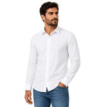Camisa Manga Longa Essencial Slim Masculina Ogochi 001530312 Branco Camisa Manga Longa Essencial Slim Masculina Ogochi 001530312 Branco