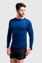 Camisa Manga Longa Evolift Dry Poliamida Azul Marinho