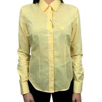 Camisa Manga Longa Feminina Algodao Classic