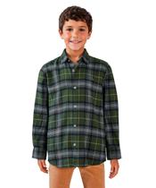 Camisa Manga Longa Flanela Xadrez Reserva Mini