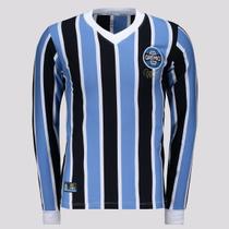 Camisa Manga Longa Grêmio Retrô 1983 Azul
