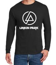 Camisa Manga Longa Linkin Park Banda Camisa Unissex